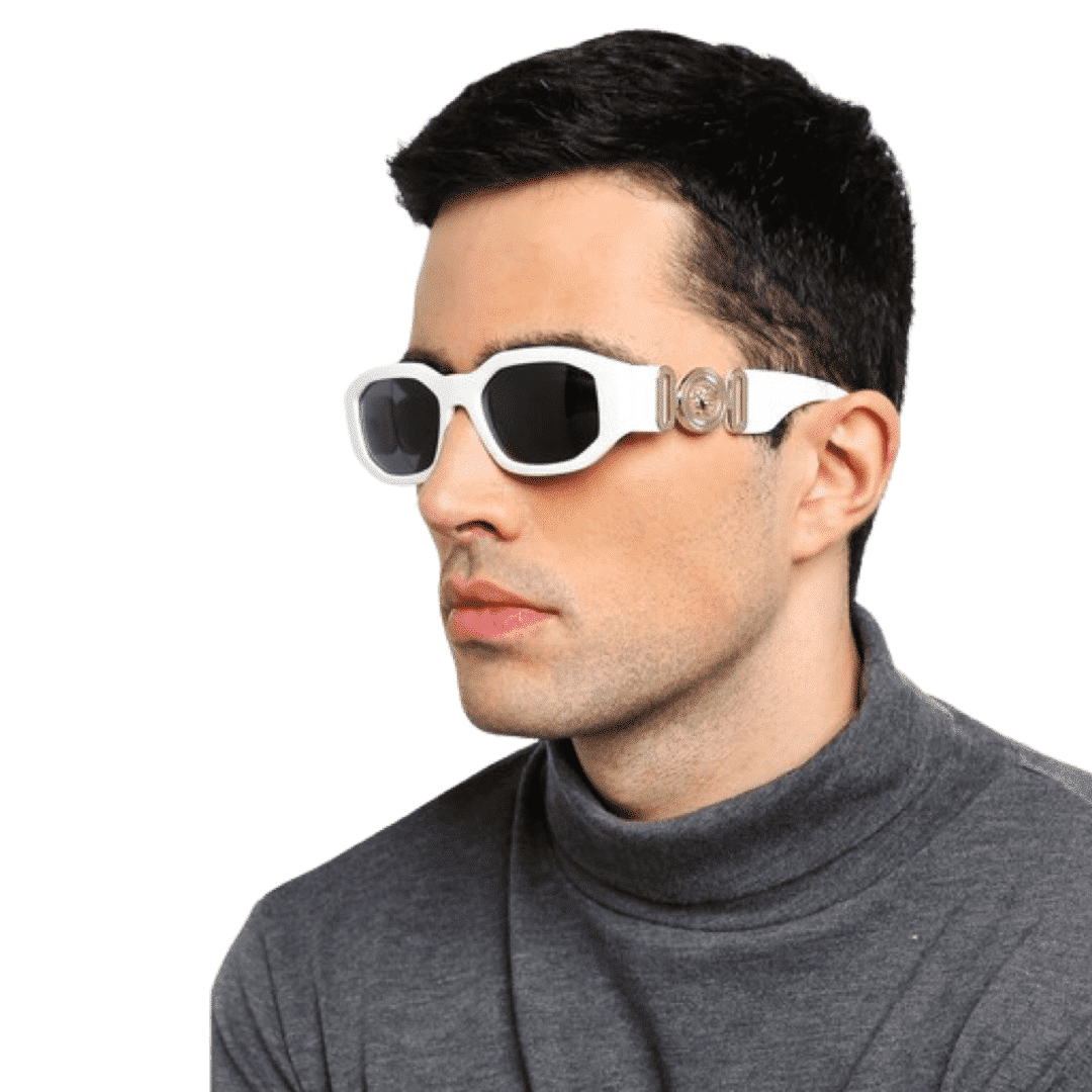 Lentes de sol VE4361 401/87 Medusa Biggie Square Blanco - 3