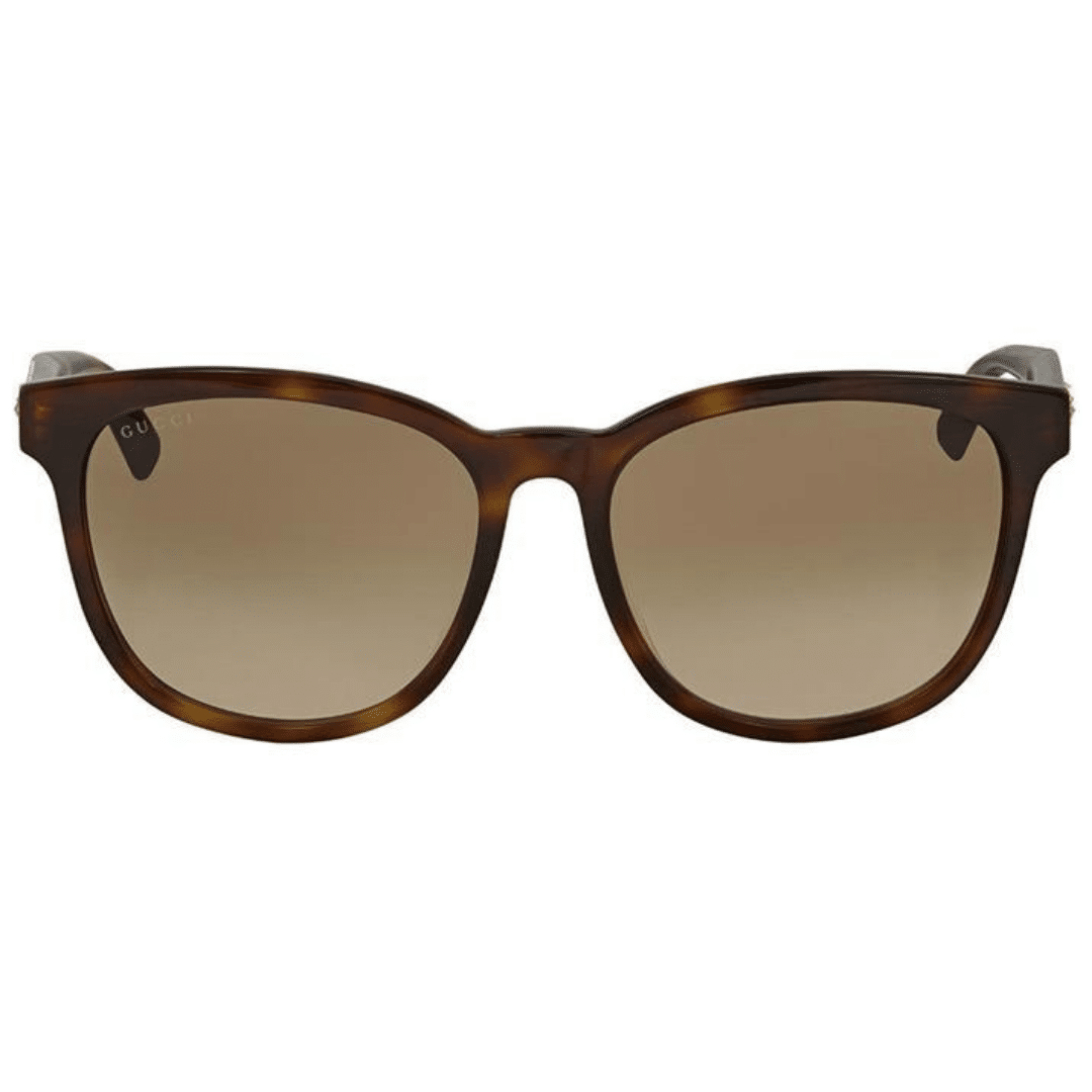 Lentes de sol GG0232SK 003 Square Carey Havana Degradado