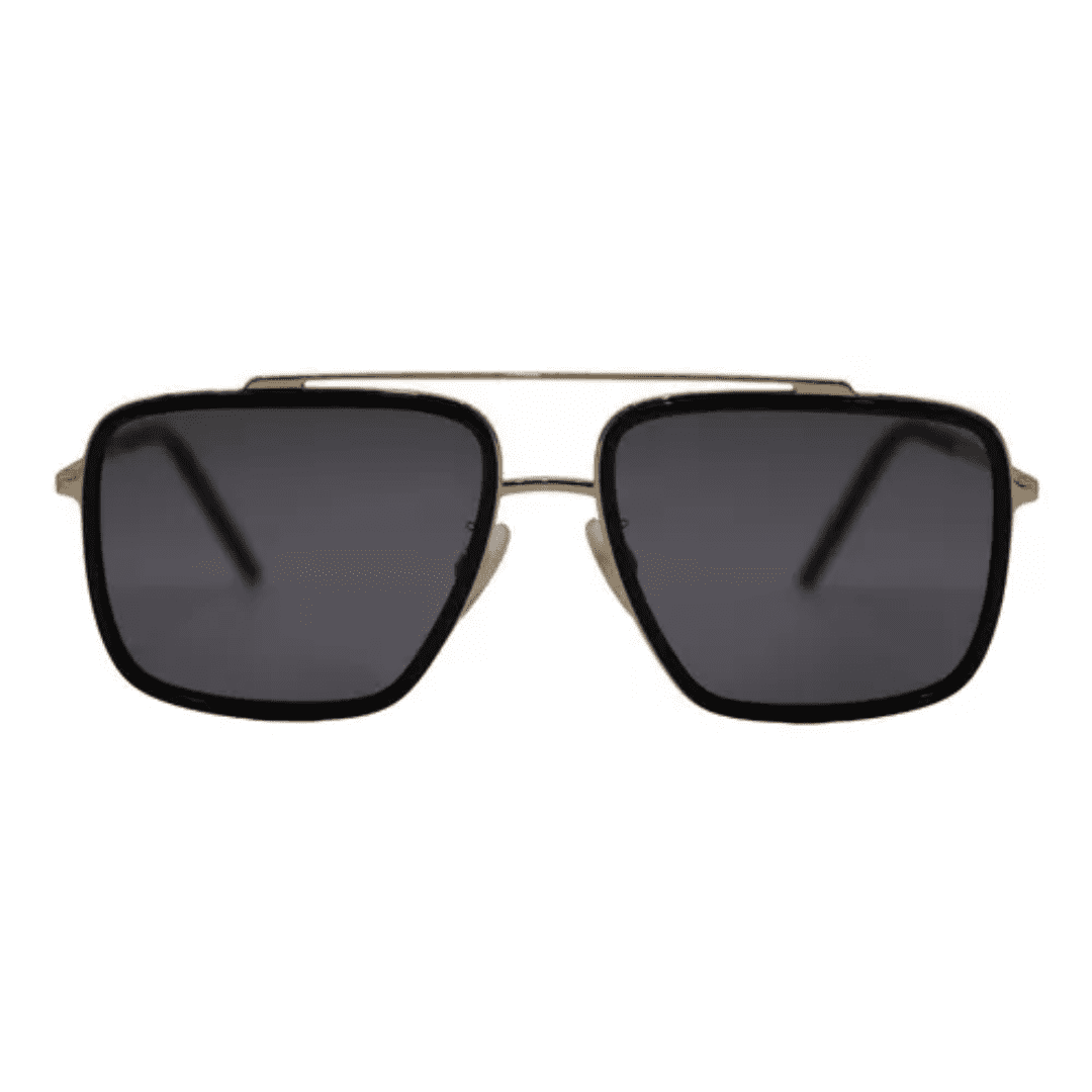 Lentes de sol DG2220 02/81 Square Shape Negro Dorado