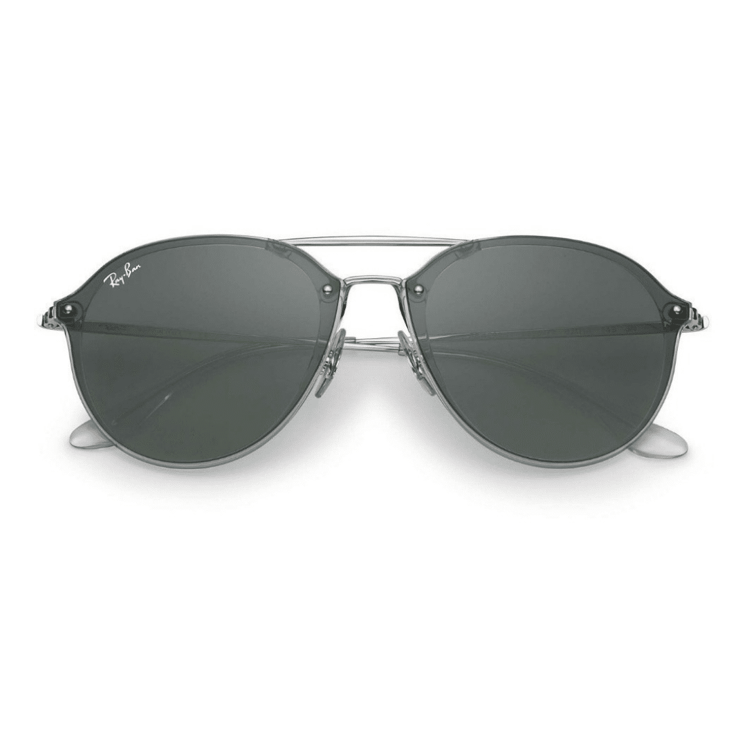 Lentes de sol Rb4292n 6325/71 Aviator Blaze Double Bridge Negro G-15 - Vista 2
