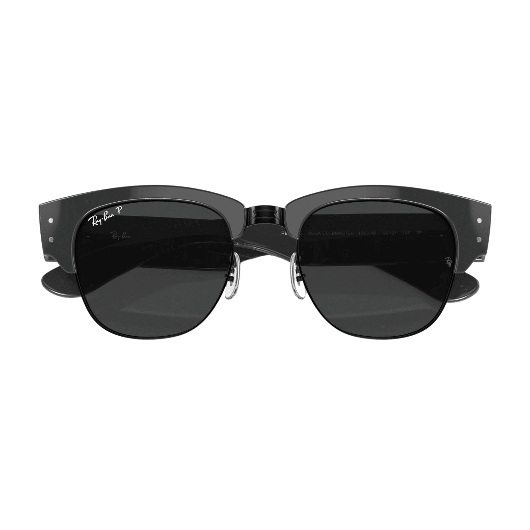 Lentes de sol RB0316S 1367/48 Mega Clubmaster Negro Polarizado vista 2