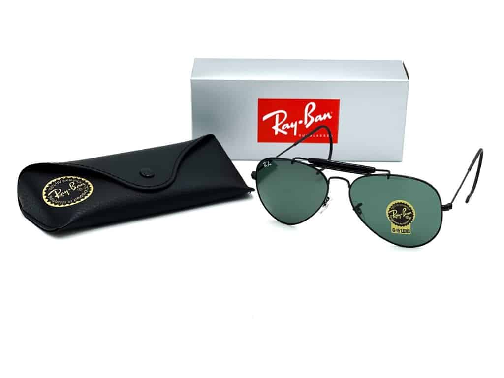 Lentes de sol RB3030 002/62 Aviator Outdoorsman Negro - vista 2