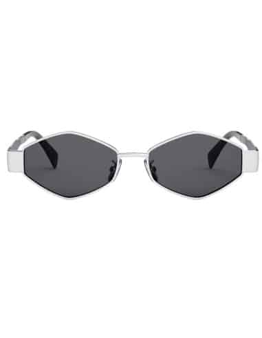 Lentes de sol CL40254U 16A Geometric Shape Gray Silver