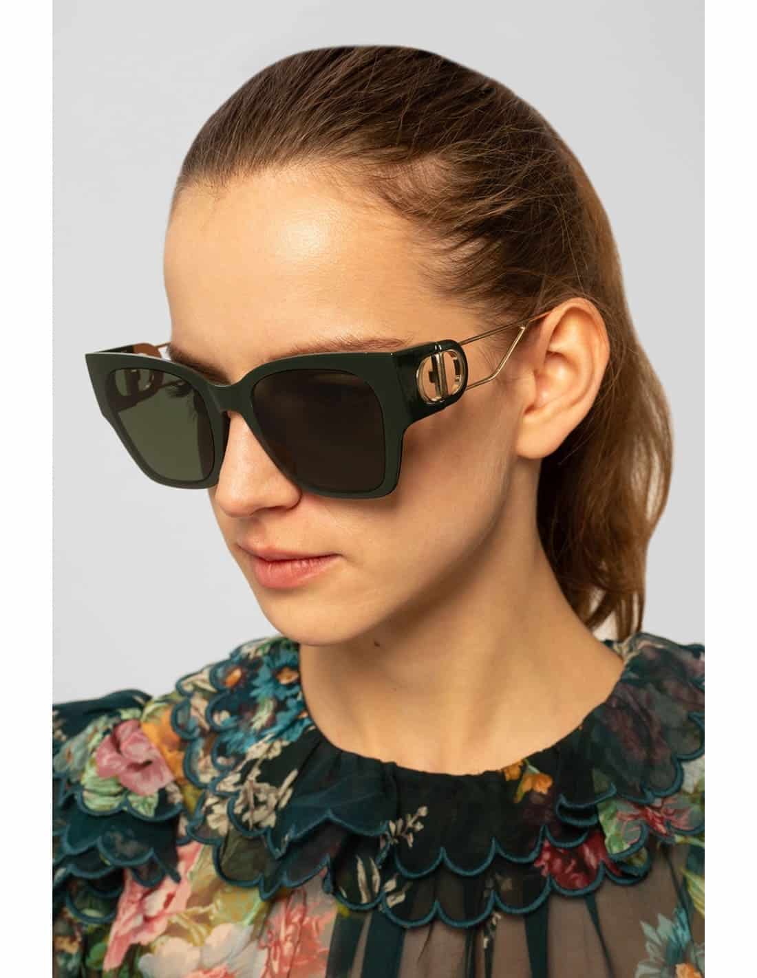 Lentes de sol 30Montaigne1 807/2K Negro Dorado - Imagen 3