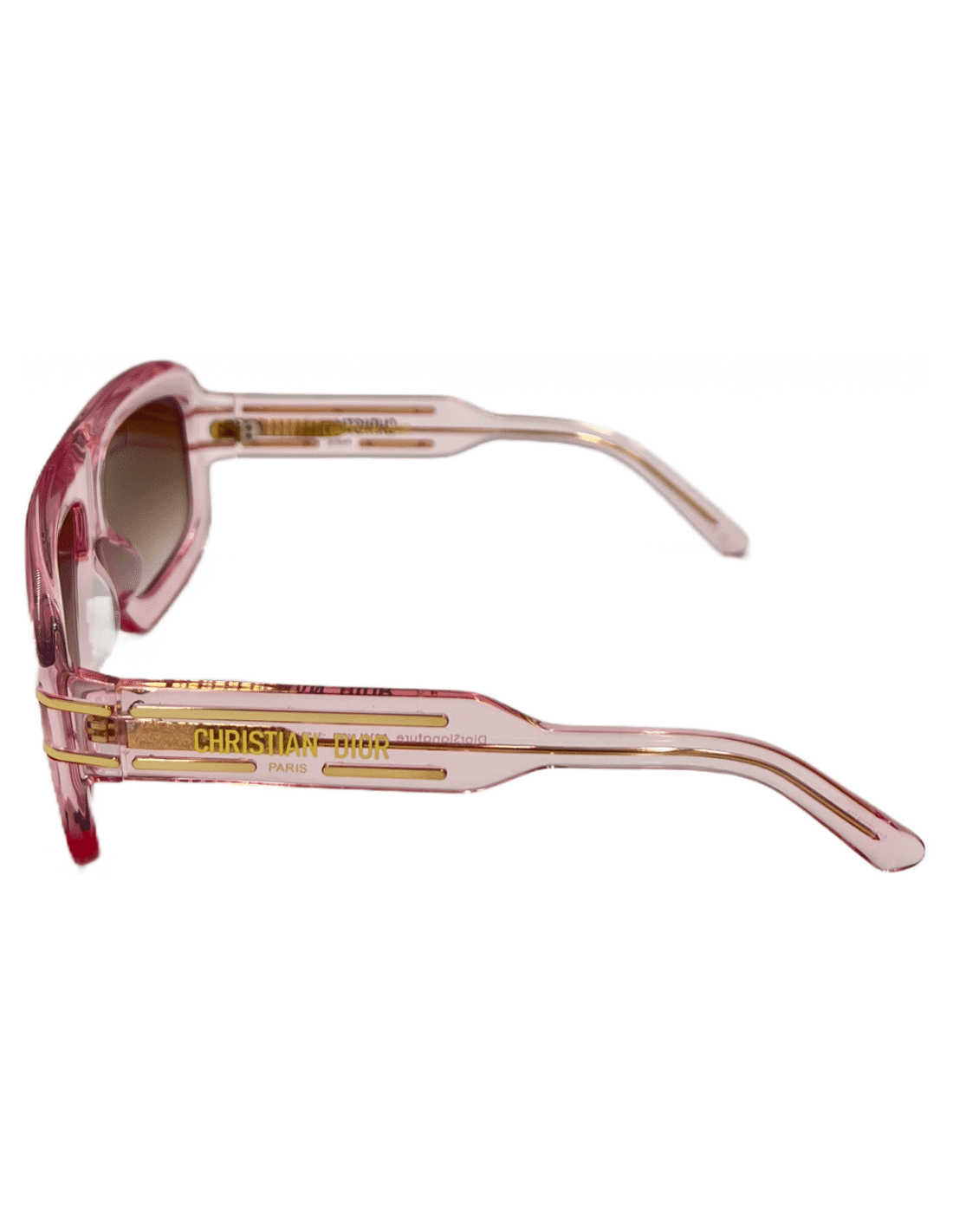 Lentes de sol Signature M1U 40F1 Square Shape Rosa Cafe vista 2