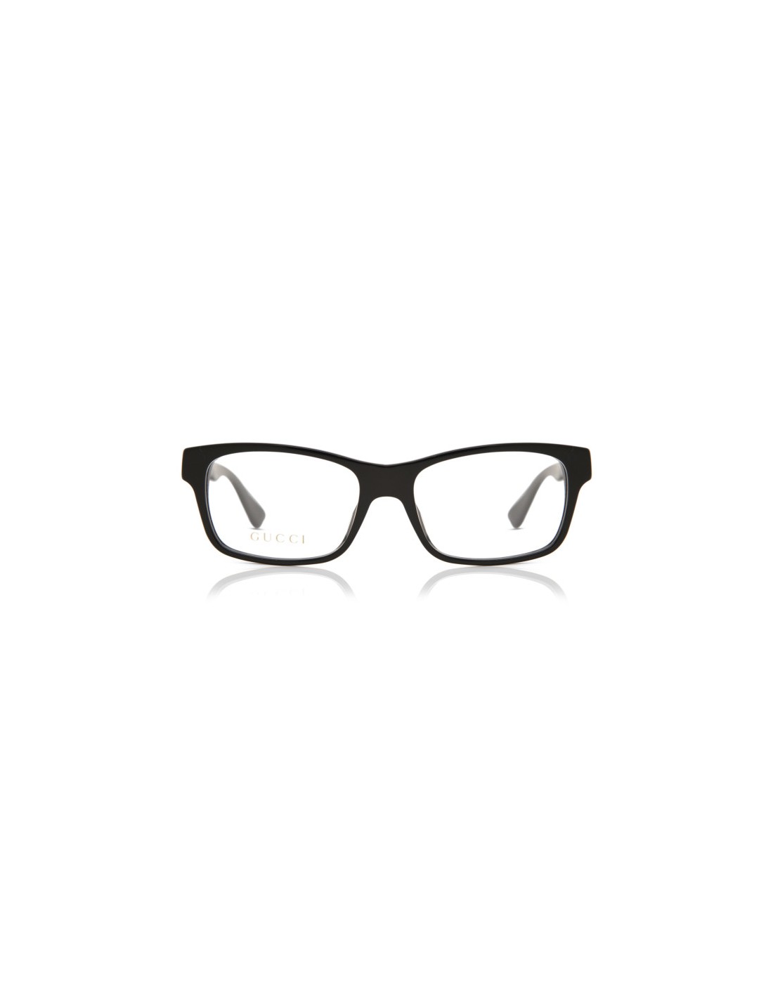 Lentes oftálmicos GG0006O 001 Square Shape Negro Brillante