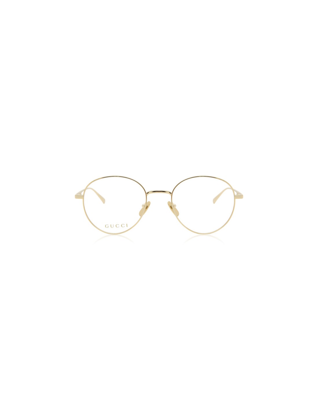Lentes oftálmicos GG0337O 001 Round Dorado Clasico