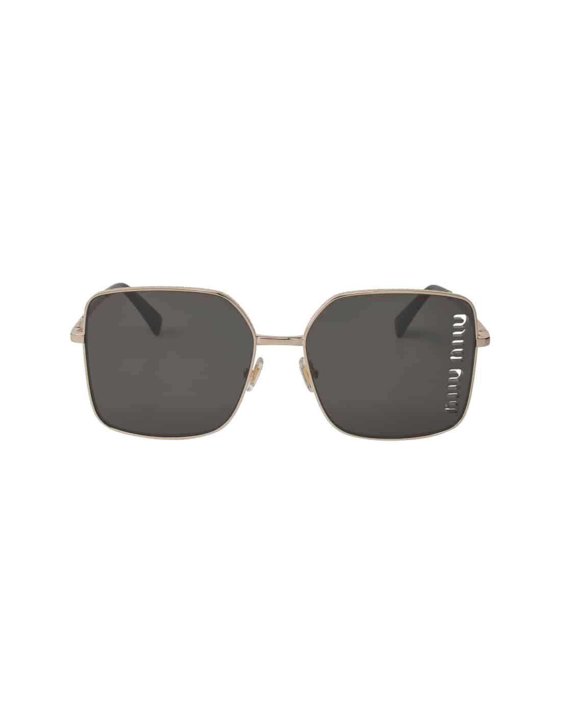 Lentes de sol MU 51YS ZVN-5S0 Square Shape Black Silver imagen 2