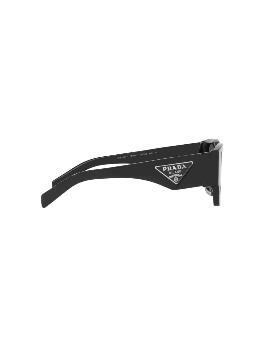 Lentes de sol SPR 10Z 1AB-5S0 Square Shape Black Silver
