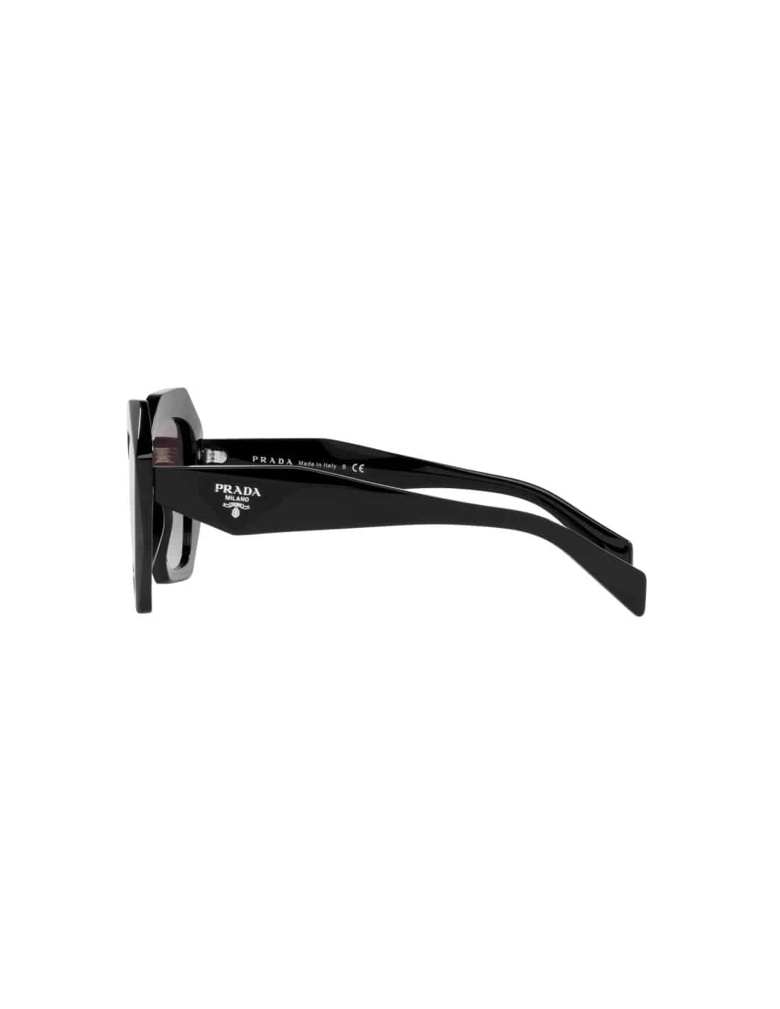 Lentes de sol SPR 19Z 1AB-5S0 Square Shape Negro Plata