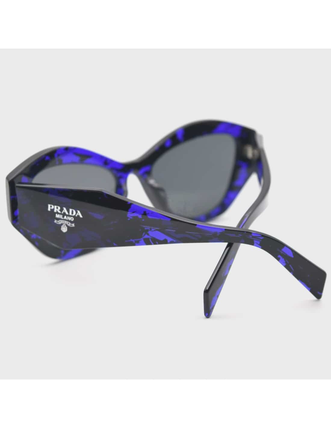 Lentes de sol SPR07Y 05V-5S0 Symbole Abstract Negro Morado