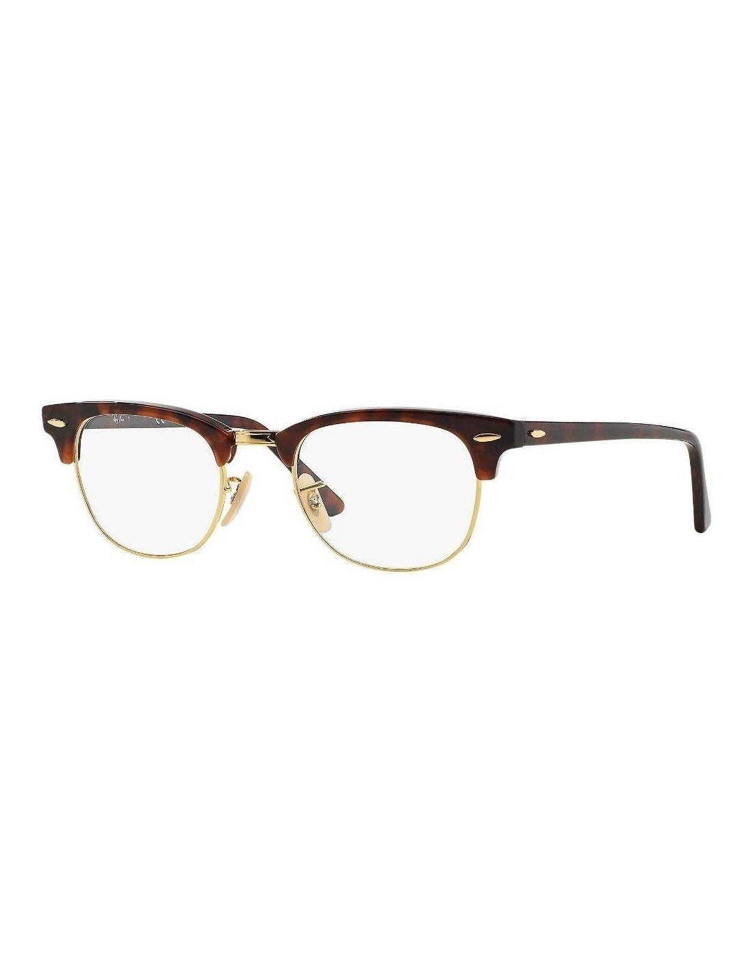 Armazón oftálmico RB5154 2372 Clubmaster Optics Carey Dorado
