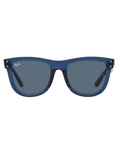 Lentes de sol RB0502S 67083A Wayfarer Reverse Transparent Navy Blue imagen 2