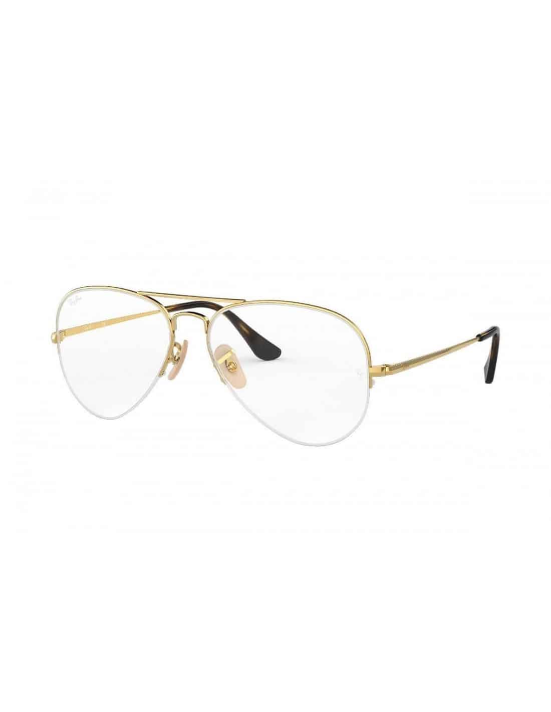 Armazón oftálmico RB6589 2500 Aviator Gaze Dorado Carey