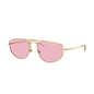 Lentes de sol RB3668 001/Q3 Square Shape Rosa Transparente Dorado