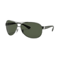 Lentes de sol RB3386 004/71 Oval Highstreet Negro G-15 Gunmetal