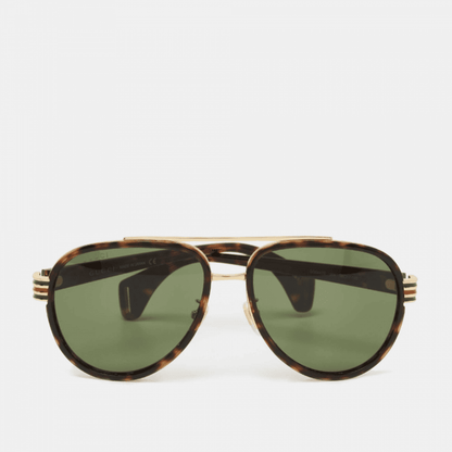 Lentes de sol GG0447S 004 Aviator Carey Verde Transparente