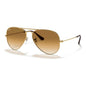 Lentes de sol Rb3025 001/51 Aviator Café Degradado Dorado