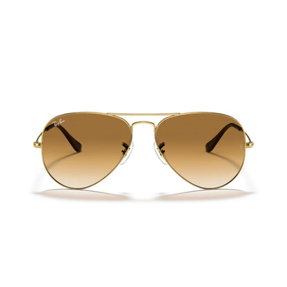 Lentes de sol Rb3025 001/51 Aviator Café Degradado Dorado