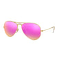 Lentes de sol Rb3025 112/4T Aviator Rosa Dorado Espejo