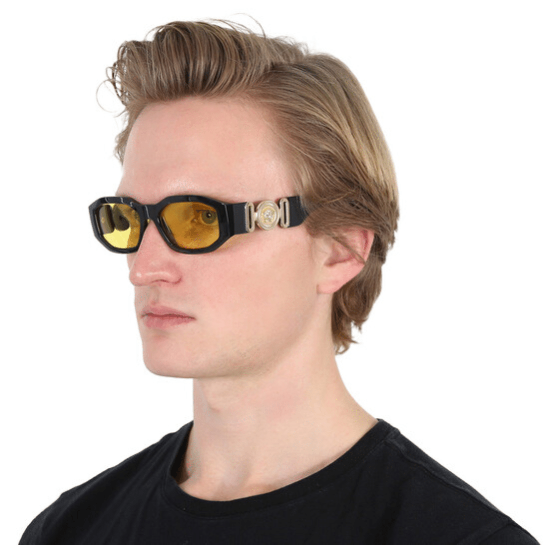 Lentes de sol VE4361 GB1/85 Medusa Biggie Black Yellow - 4