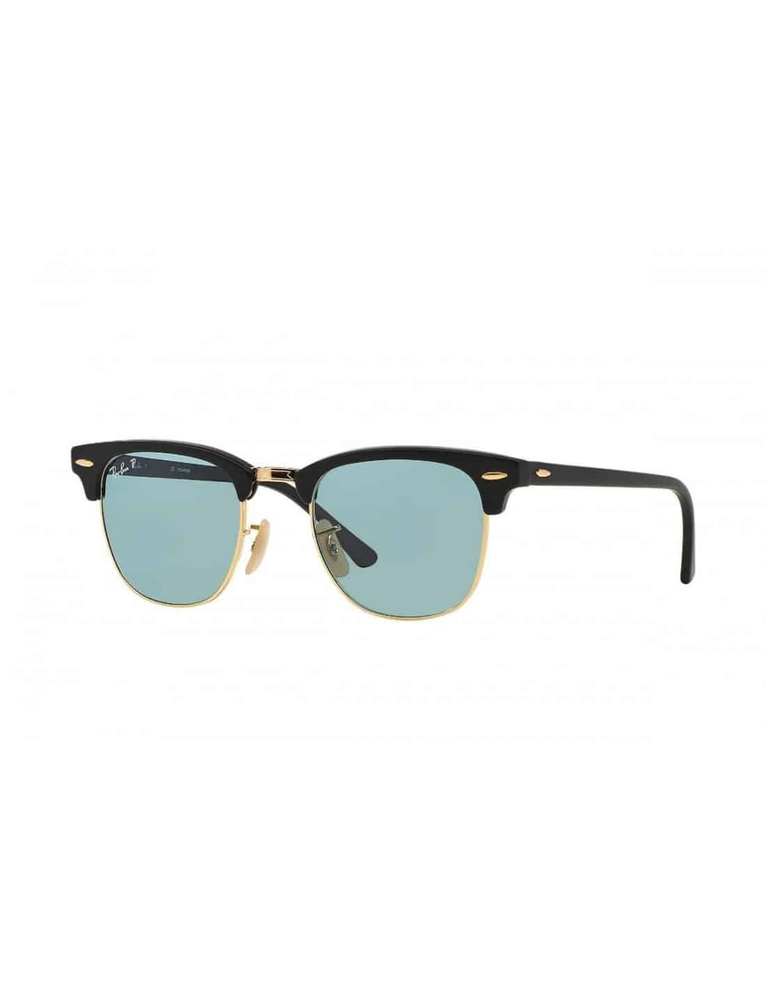 Lentes de sol RB3016 901S3R Clubmaster Azul Transparente Polarizado