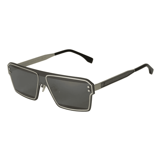 Lentes de sol FE40028U 16C Square Shape Black Silver