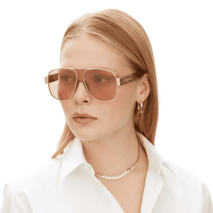 Lentes de sol Signature A3U B0L0 Aviator Pink Gold vista 2