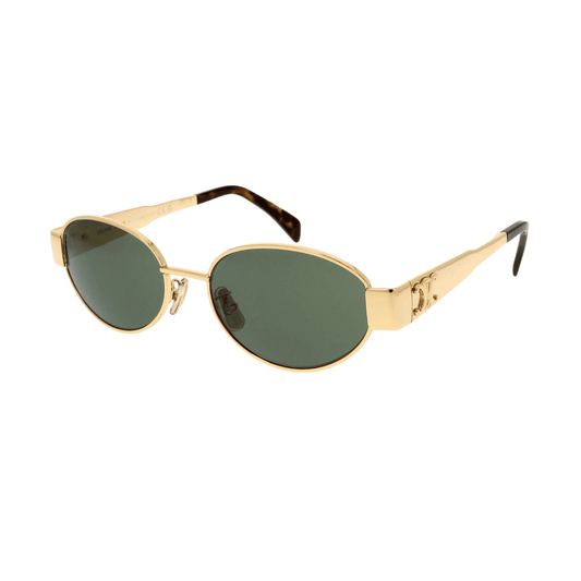 Lentes de sol CL40235U 30N Oval Shape Black Gold