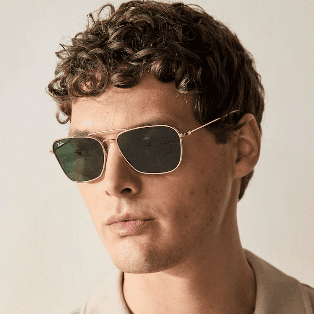 Lentes de sol RB0102S 001/VR Caravan Reverse G-15 Gold vista 2