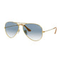 Lentes de sol Rb3025 001/3F Aviator Azul Degradado Dorado