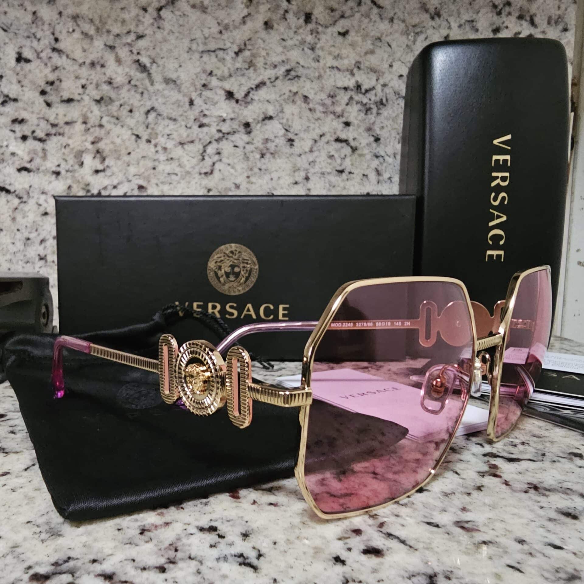 Lentes de sol VE2248 327866 Square Shape Pink Gold - 2