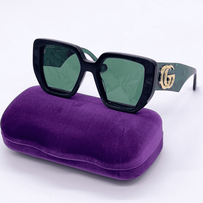Lentes de sol GG0956S 001 Square Shape Negro Verde