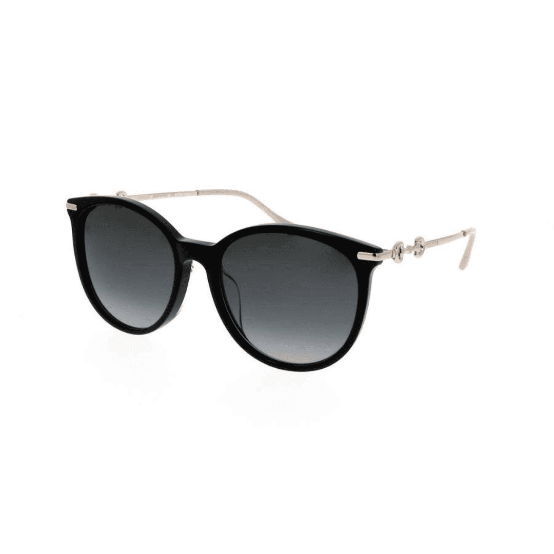 Lentes de sol GG0885SA 001 Round Shape Negro Degradado Dorado