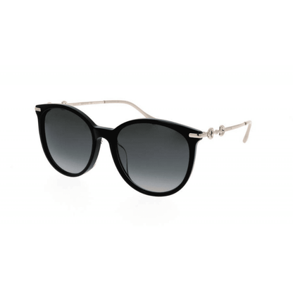 Lentes de sol GG0885SA 001 Round Shape Negro Degradado Dorado