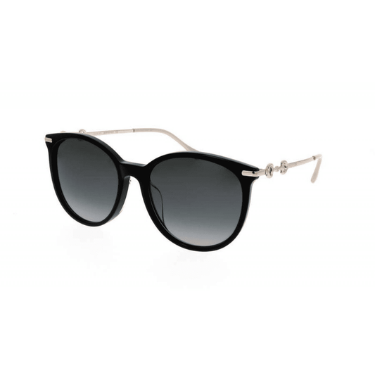 Lentes de sol GG0885SA 001 Round Shape Negro Degradado Dorado