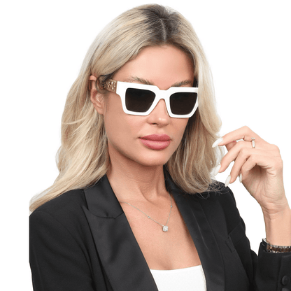 Lentes de sol VE4431U 401/87 Square Shape White Gold - 4