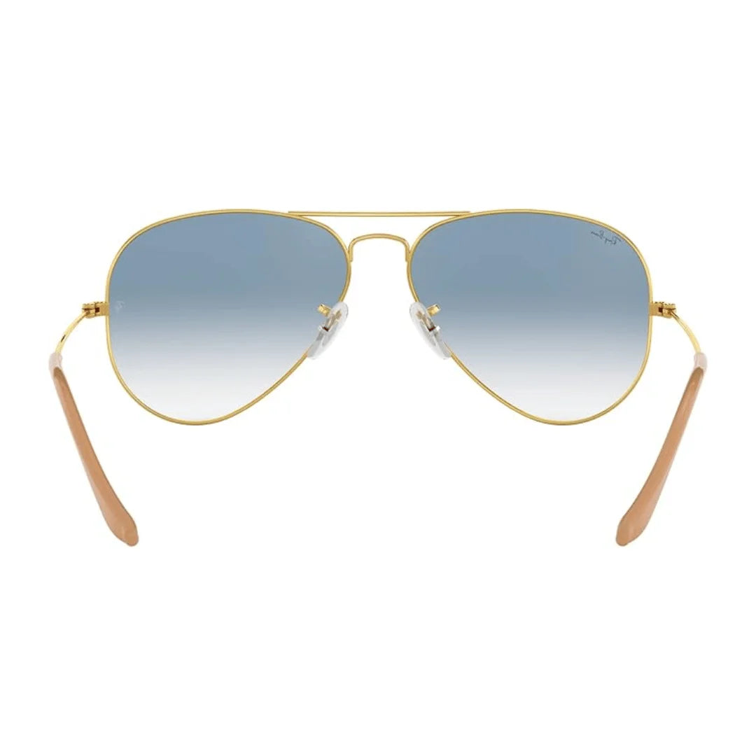 Lentes de sol Rb3025 001/3F Aviator Azul Degradado Dorado