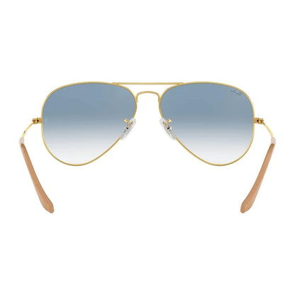 Lentes de sol Rb3025 001/3F Aviator Azul Degradado Dorado