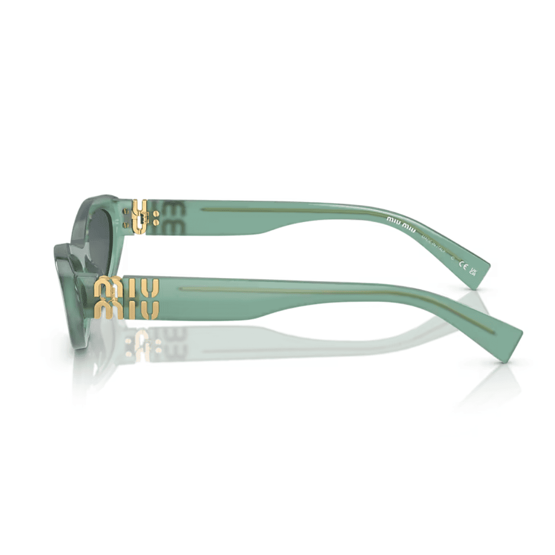 Lentes de sol MU 09YS 19L09T Oval Shape Anise Opal - Imagen 3
