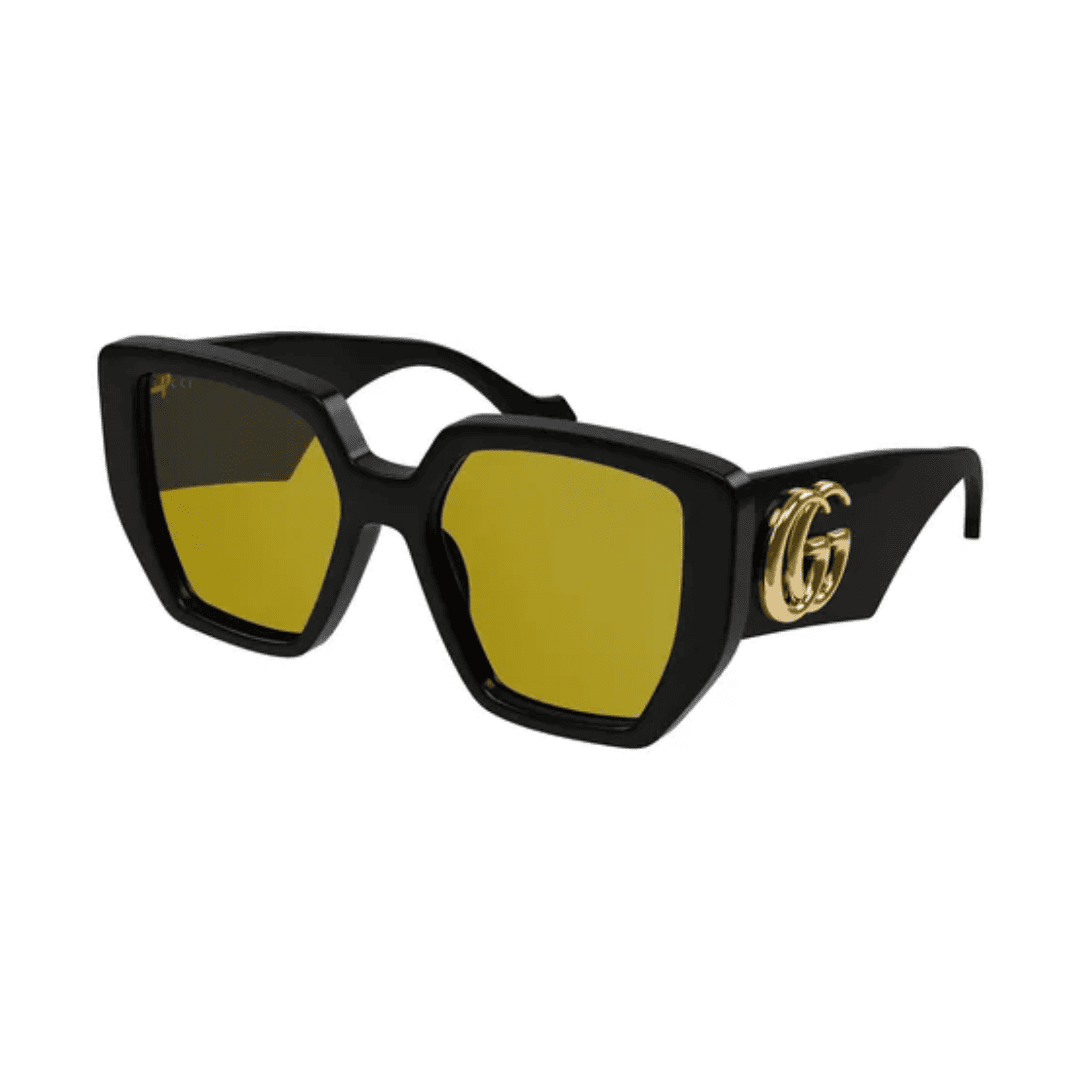 Lentes de sol GG0956S 004 Square Shape Ámbar Negro