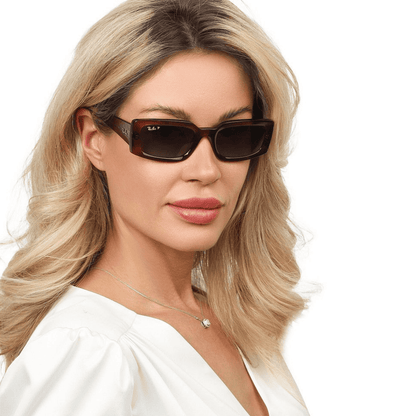 Lentes de sol RB4395 6678/T3 Kiliane Bio-Based Brown Grey vista 2