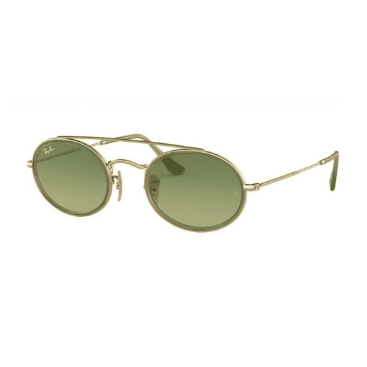 Lentes de sol RB3847N 91224M Oval Double Bridge Verde Degradado