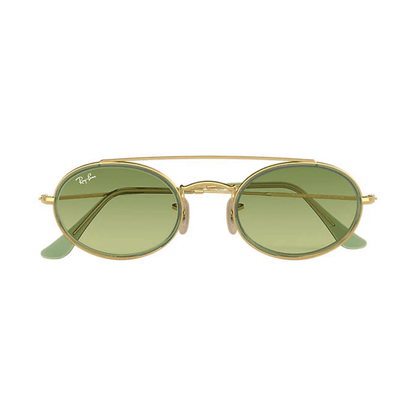 Lentes de sol RB3847N 91224M Oval Double Bridge Verde Degradado - vista 2