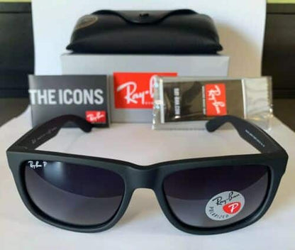 Lentes de sol Rb4165 622/t3 Justin Polarizado Gris - Vista 2