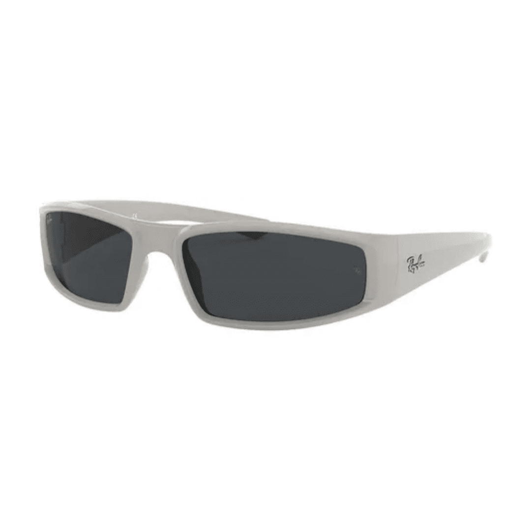 Lentes de sol RB4335 6488/87 Rectangular Acetato Blanco Negro G-15