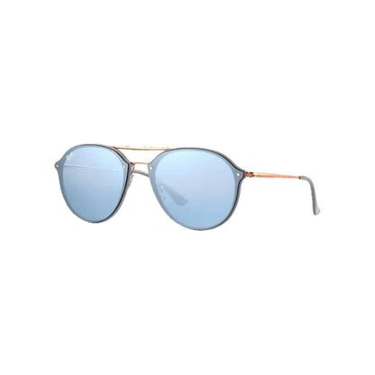 Lentes de sol Rb4292n 63261u Aviator Blaze Double Bridge Espejo Lila