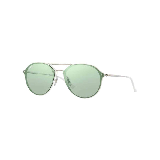 Lentes de sol Rb4292n 671/30 Aviator Blaze Double Bridge Espejo Plateado