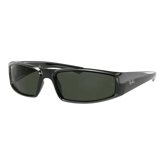 Lentes de sol RB4335 601/71 Rectangular Acetato Negro G-15 Clásico