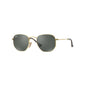 Lentes de sol Rb3548n 001 Hexagonal Flat G-15 Dorado Clásico